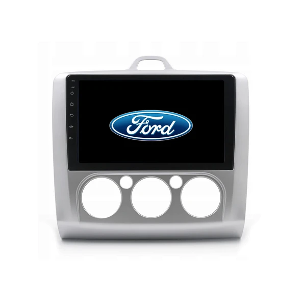 Ford Focus 2 Araç Multimedya Android Ekran Carplay Navigasyon Double Teyp 2+32 9" 05-11 Silver BLUEWAY