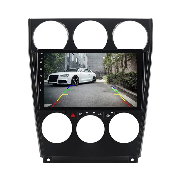 Mazda Mazda 6 Araç Multimedya Android Ekran Carplay Double Teyp 2+32 9" 04-12 P.Black BLUEWAY - Resim 4