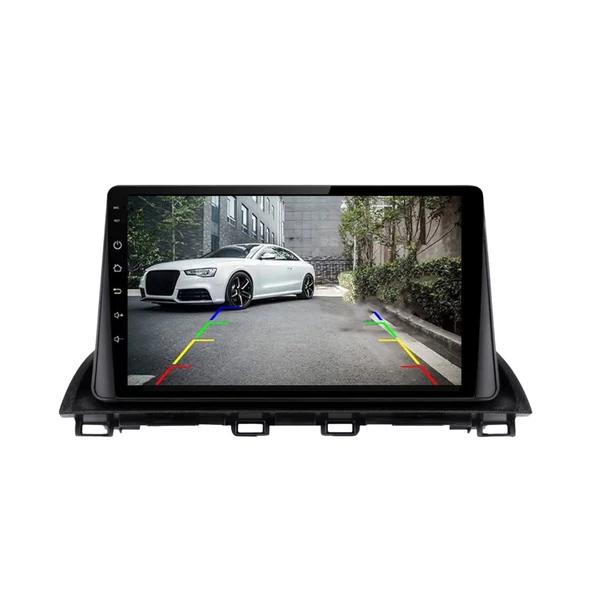 Mazda Axela Araç Multimedya Android Ekran Carplay Navigasyon Double Teyp 2+32 9" 13-17 Black BLUEWAY - Resim 3