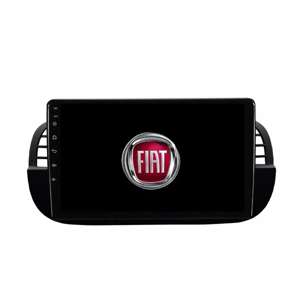 Fiat 500 Araç Multimedya Android Ekran Carplay Navigasyon Double Teyp 2+32 9" 08-15 Black BLUEWAY