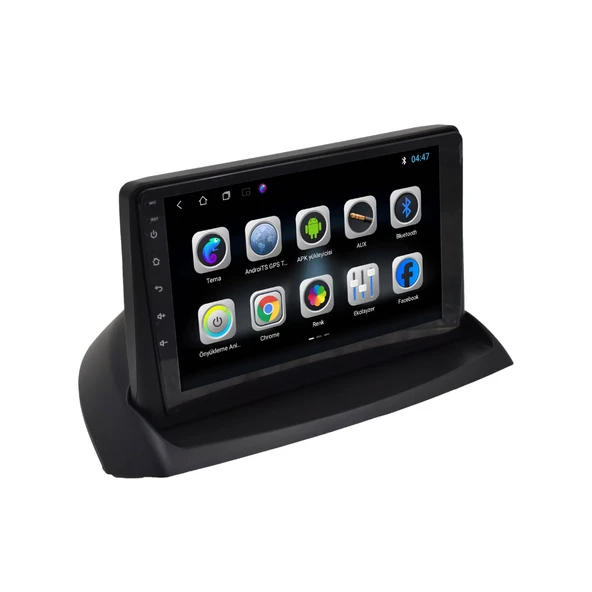 Renault Clio Classic Araç Multimedya Android Ekran Carplay Double Teyp 2+32 9" 98-05 Black BLUEWAY - Resim 2