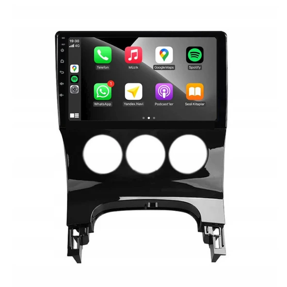 Peugeot 3008 Araç Multimedya Android Ekran Carplay Double Teyp 2+32 9" 09-15 P.Black BLUEWAY - Resim 3