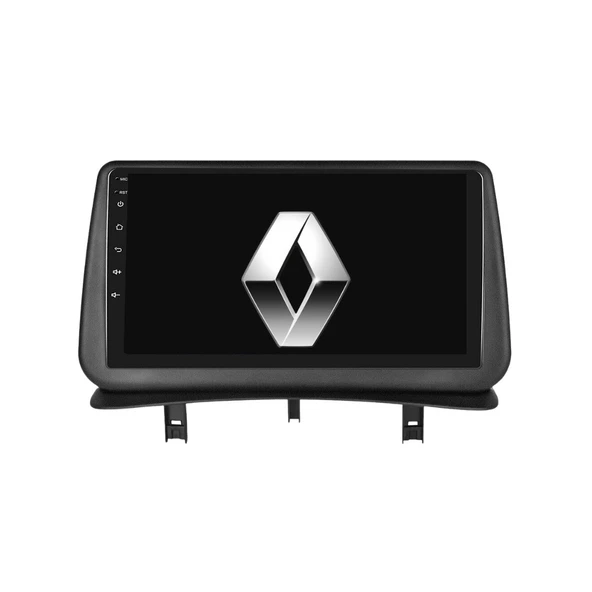 Renault Clio 3 Araç Multimedya Android Ekran Carplay Double Teyp 2+32 9" 05-12 Black BLUEWAY