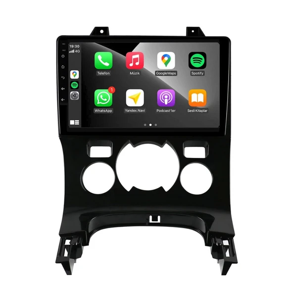 Peugeot 3008 - 5008 Araç Multimedya Android Ekran Carplay Double Teyp 2+32 9" 10-16 P.Black BLUEWAY - Resim 3