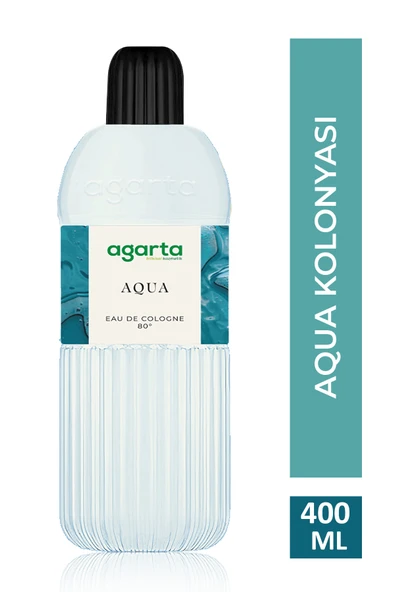 Pet Şişe 80 Derece Aqua Kolonya 400 ml