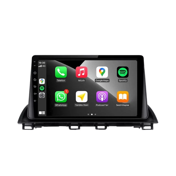 Mazda Axela Araç Multimedya Android Ekran Carplay Navigasyon Double Teyp 4+64 9" 13-17 Black BLUEWAY - 2