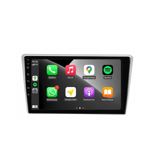 Toyota Avensis Araç Multimedya Android Ekran Carplay Double Teyp 2+32 9" 02-08 Silver BLUEWAY - Resim 3