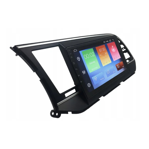 Hyundai Elantra Araç Multimedya Android Ekran Carplay Double Teyp 4+64 9" 16-18 Black BLUEWAY - 2