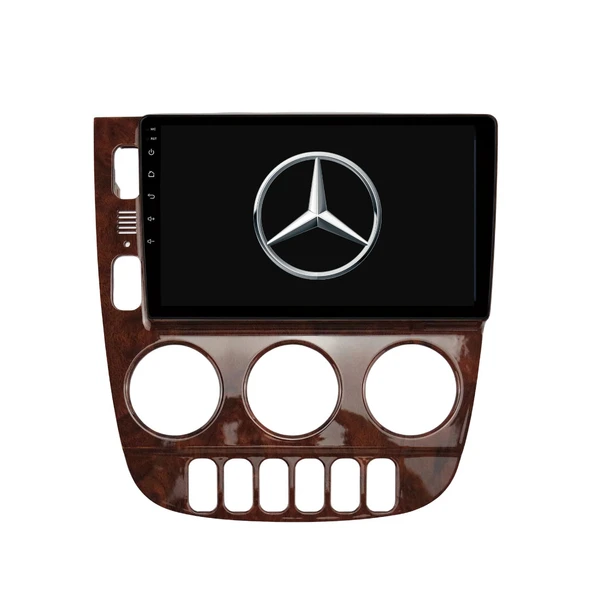 Mercedes Benz Ml Araç Multimedya Android Ekran Carplay Double Teyp 4+64 9" 01-05 Maun BLUEWAY