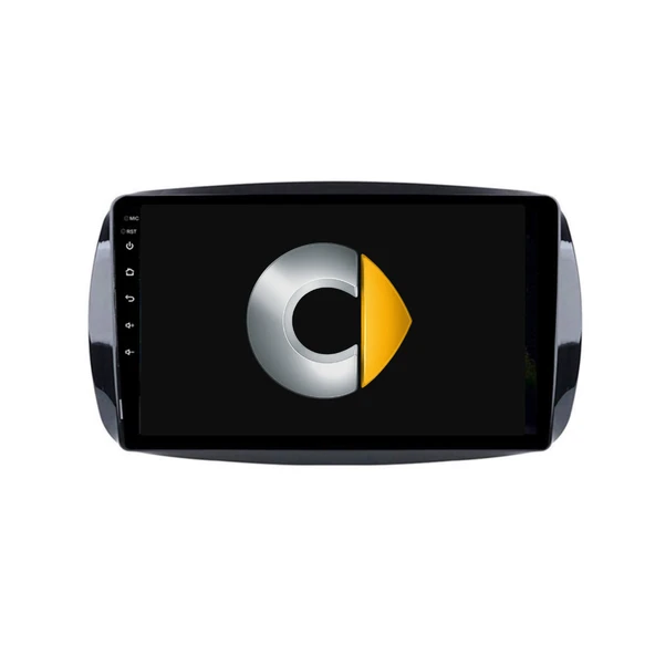 Smart Fortwo - Forfour Araç Multimedya Android Ekran Carplay Navigasyon 2+32 9" 15-19 P.Black BLUEWAY