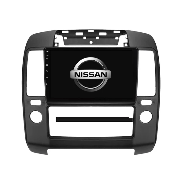 Nissan Navara Araç Multimedya Android Ekran Carplay Navigasyon Double Teyp 4+64 9" 05-10 Black BLUEWAY