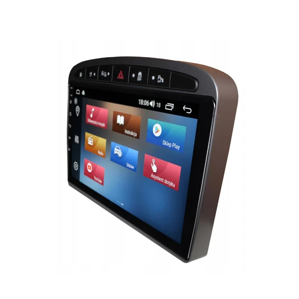 Peugeot 308-408 Araç Multimedya Android Ekran Carplay Navigasyon Double Teyp 4+64 9" 08-13 Gri BLUEWAY - Resim 2