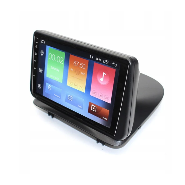 Renault Clio 3 Araç Multimedya Android Ekran Carplay Double Teyp 4+64 9" 05-12 Black BLUEWAY - 2
