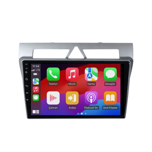Kia Picanto Araç Multimedya Android Ekran Carplay Navigasyon Double Teyp 4+64 9" 08-11 Silver BLUEWAY - 3