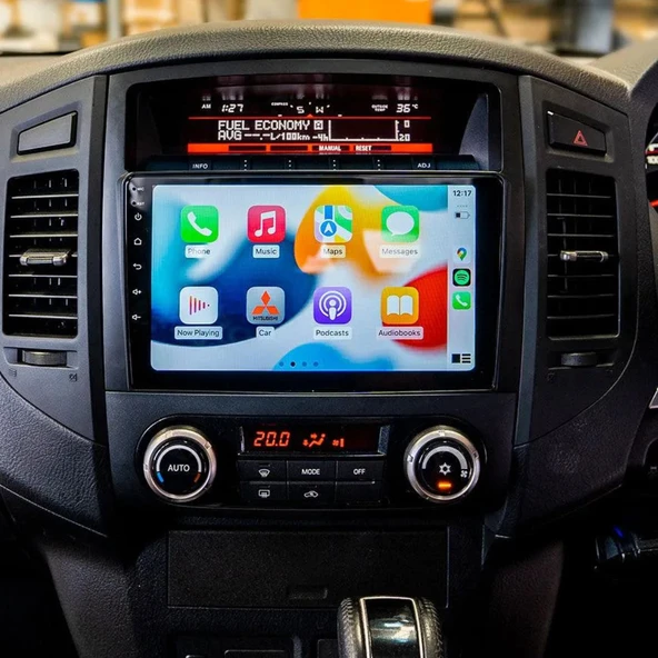 Mitsubishi Pajero Araç Multimedya Android Ekran Carplay Double Teyp 4+64 9" 07-17 Black BLUEWAY - 5