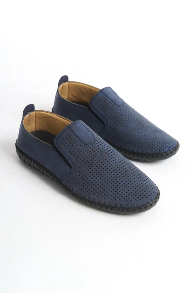 Erkek Hakiki Deri Yumuşak Taban Ortopedik Yanı Lastikli Günlük Ayakkabı - Resim 12