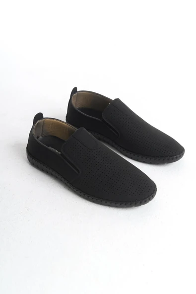 Erkek Hakiki Deri Yumuşak Taban Ortopedik Yanı Lastikli Günlük Ayakkabı - Resim 8