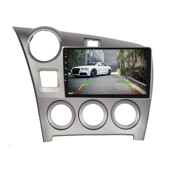 Toyota Matrix Araç Multimedya Android Ekran Carplay Double Teyp 2+32 9" 09-14 Silver BLUEWAY - Resim 3