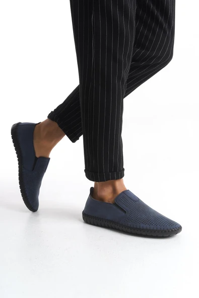 Erkek Hakiki Deri Yumuşak Taban Ortopedik Yanı Lastikli Günlük Ayakkabı - Resim 10