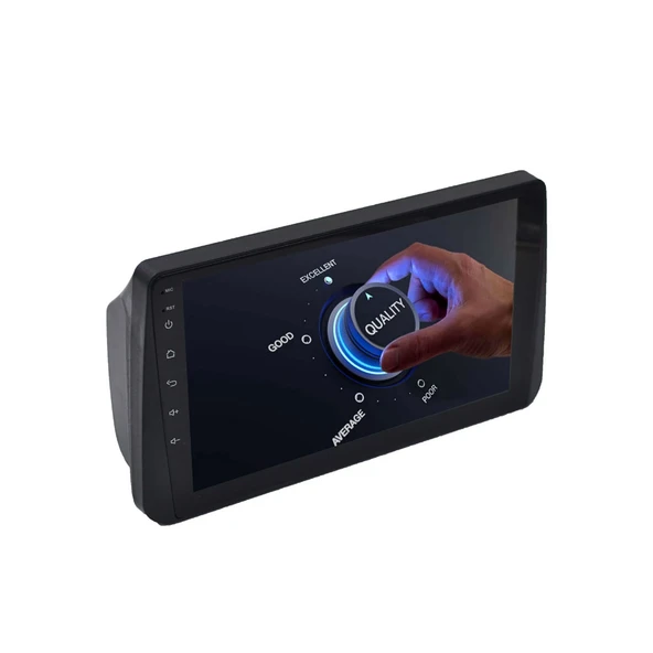 Fiat Egea Araç Multimedya Android Ekran Carplay Navigasyon Double Teyp 4+64 9" 20-21 Black BLUEWAY - Resim 3