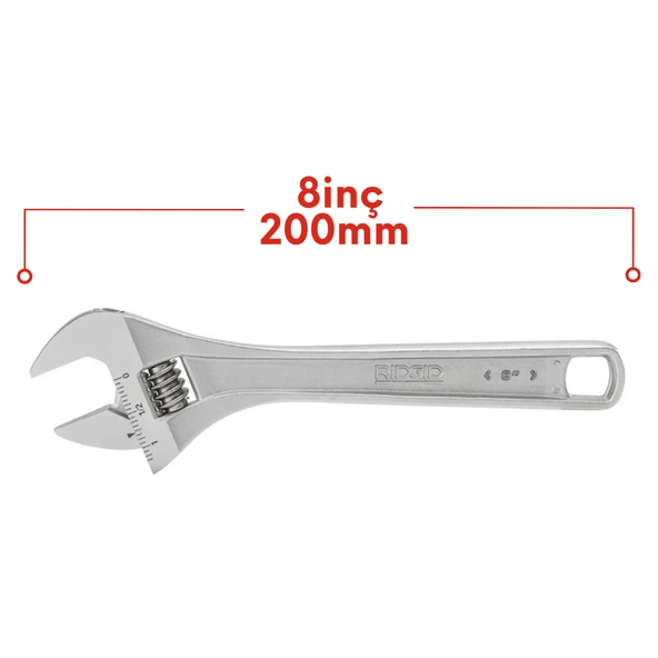Rıdgıd 86907 7/8'' 25mm Kurbağacık Anahtarı - 3