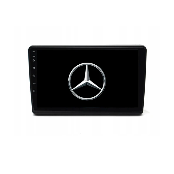 Mercedes C Class W203 Araç Multimedya Android Ekran Carplay Double Teyp 4+64 9" 00-04 Black BLUEWAY ürün görseli 1