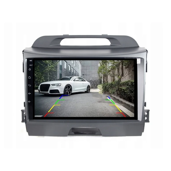 Kia Sportage Araç Multimedya Android Ekran Carplay Navigasyon Double Teyp 4+64 9" 10-15 Gri BLUEWAY - 4