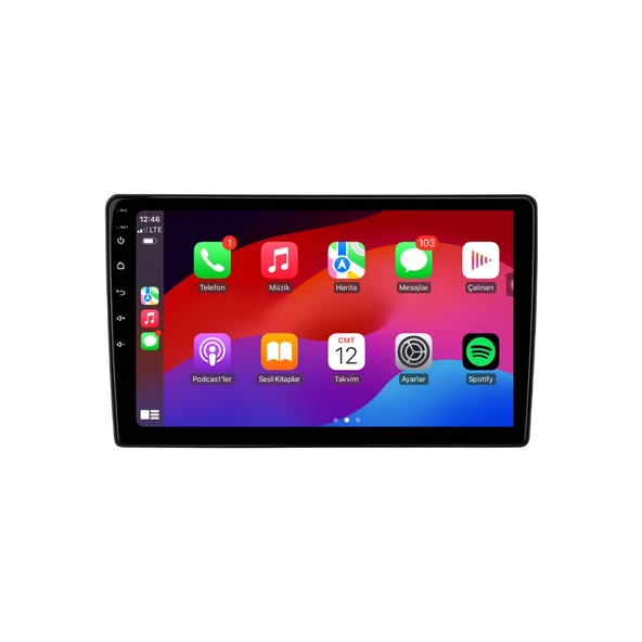 Audi A4 Araç Multimedya Android Ekran Carplay Navigasyon Cihazı Double Teyp 4+64 9" 07-16 Black BLUEWAY - 2