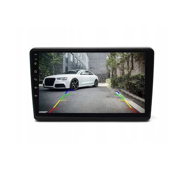 Mercedes C Class W203 Araç Multimedya Android Ekran Carplay Double Teyp 4+64 9" 00-04 Black BLUEWAY - Resim 2