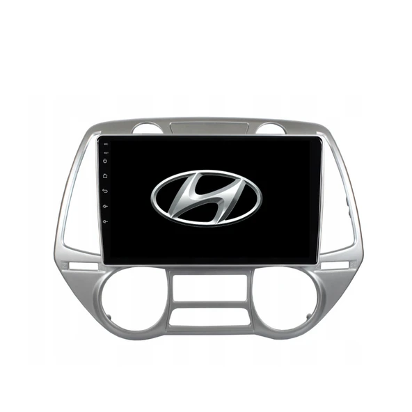 Hyundai i20 Araç Multimedya Android Ekran Carplay Double Teyp 4+64 9" 08-12 Dijital Y Silver BLUEWAY