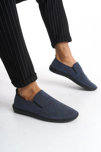 Erkek Hakiki Deri Yumuşak Taban Ortopedik Yanı Lastikli Günlük Ayakkabı - Resim 9