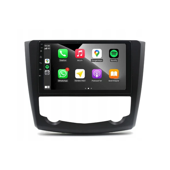 Renault Kadjar Araç Multimedya Android Ekran Carplay Double Teyp 4+64 9" 16-19 Black BLUEWAY - 3
