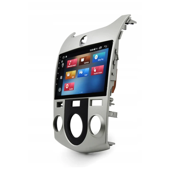 Kia Cerato Araç Multimedya Android Ekran Carplay Navigasyon Double Teyp 4+64 9" 08-13 Silver BLUEWAY - 2