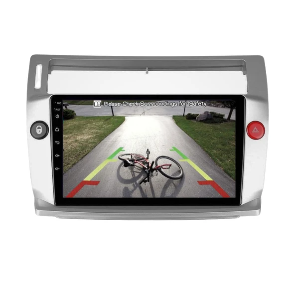 Citroën C4 Araç Multimedya Android Ekran Carplay Double Teyp Navigasyon 4+64 9" 05-11 Silver BLUEWAY - Resim 3