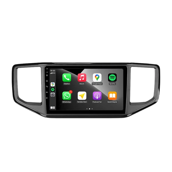 Volkswagen Amarok Araç Multimedya Android Ekran Carplay Double Teyp 2+32 9" 16-20 Black BLUEWAY - Resim 3