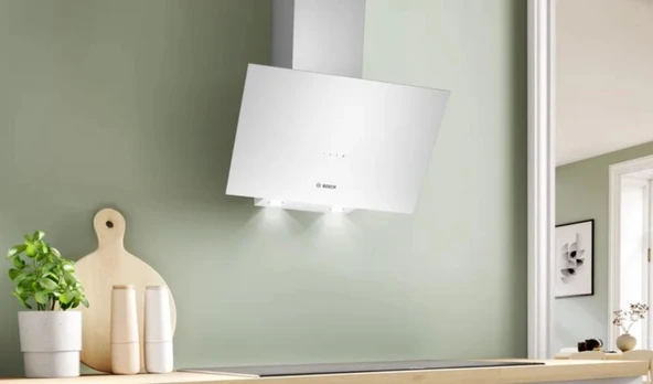 BOSCH DWK64PJ20T BEYAZ CAM DUVAR TİPİ ANKASTRE DAVLUMBAZ - 2