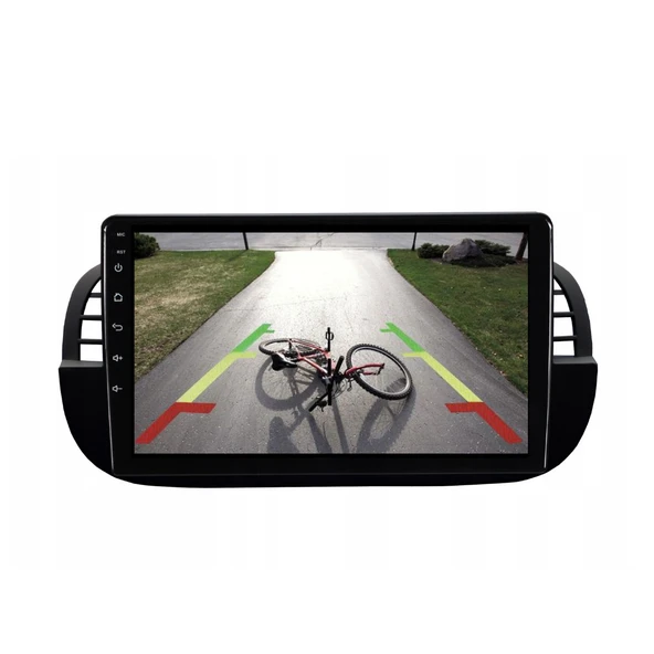 Fiat 500 Araç Multimedya Android Ekran Carplay Navigasyon Double Teyp 4+64 9" 08-15 Black BLUEWAY - 4