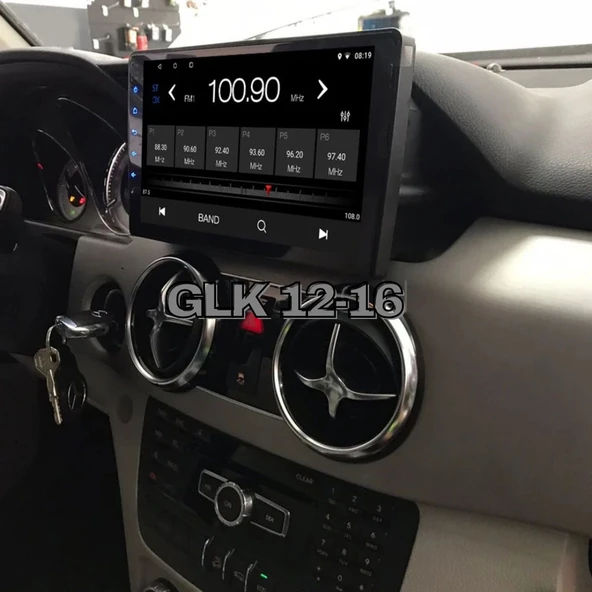 Mercedes Glk Araç Multimedya Android Ekran Carplay Navigasyon Double Teyp 4+64 9" 12-16 Black BLUEWAY - Resim 4