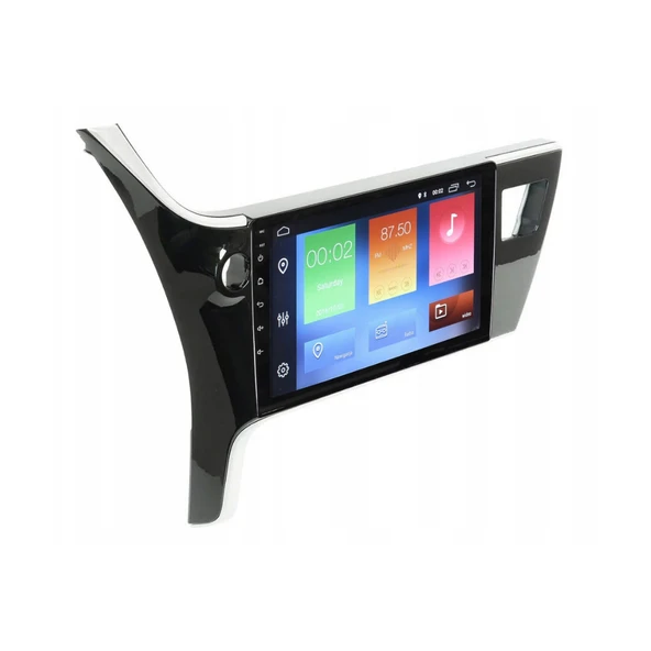 Toyota Corolla Araç Multimedya Android Ekran Carplay Double Teyp 2+32 9" 17-18 Black BLUEWAY - 2