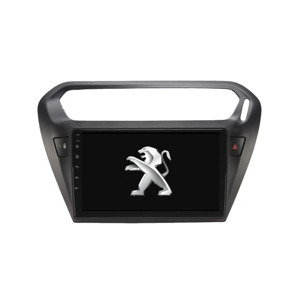 Peugeot 301 Araç Multimedya Android Ekran Carplay Navigasyon Double Teyp 4+64 9" 12-20 Black BLUEWAY