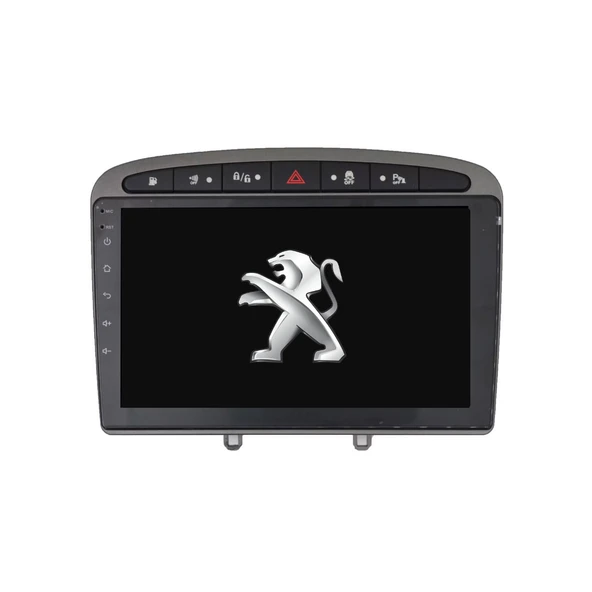 Peugeot 308-408 Araç Multimedya Android Ekran Carplay Navigasyon Double Teyp 4+64 9" 08-13 Gri BLUEWAY