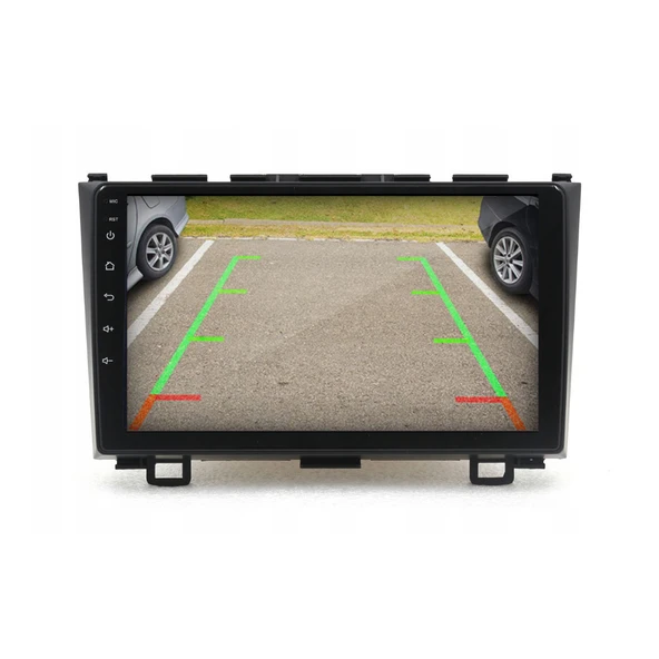 Honda Crv Araç Multimedya Android Ekran Carplay Navigasyon Double Teyp 4+64 9" 07-12 Black BLUEWAY - Resim 4