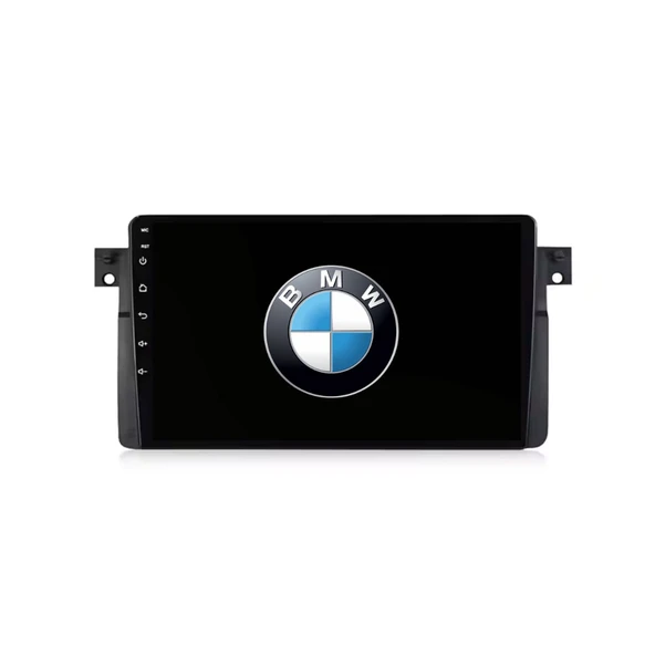 BMW E46 Araç Multimedya Android Ekran Carplay Navigasyon Cihazı Double Teyp 4+64 9" 98-05 Black BLUEWAY