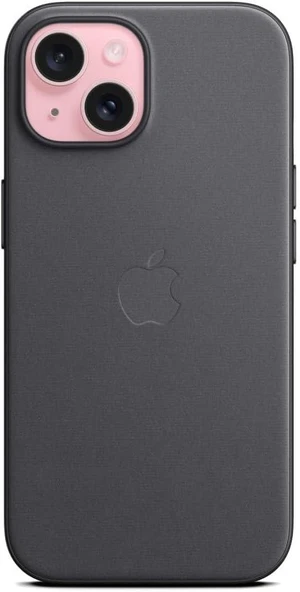 iPhone 15 MagSafe Özellikli Mikro Dokuma Siyah Kılıf MT393ZM/A - teşhir - 3