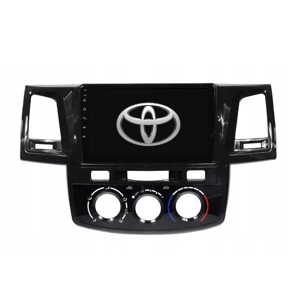 Toyota Hilux Araç Multimedya Android Ekran Carplay Double Teyp 4+64 9" 08-15 Analog P.Black BLUEWAY