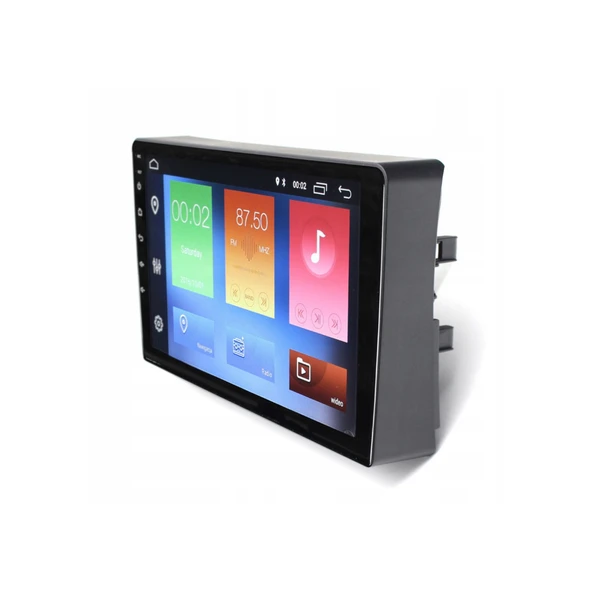 Volkswagen Touareg Araç Multimedya Android Ekran Carplay Double Teyp 4+64 9" 03-09 Black BLUEWAY Std - Resim 2