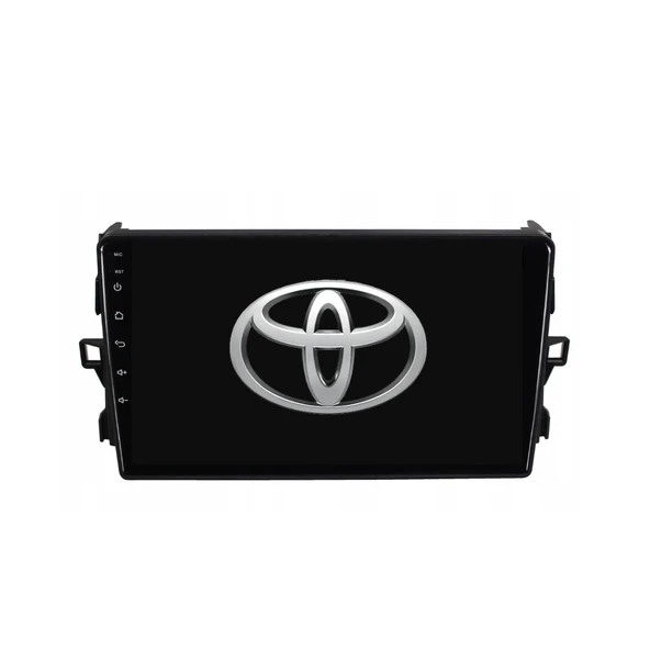 Toyota Auris Araç Multimedya Android Ekran Carplay Navigasyon Double Teyp 4+64 9" 07-12 Black BLUEWAY