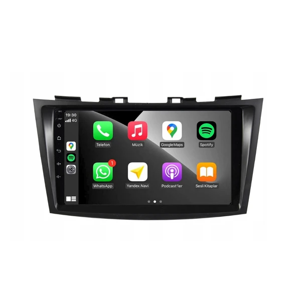 Suzuki Swift Araç Multimedya Android Ekran Carplay Navigasyon Double Teyp 4+64 9" 11-16 Black BLUEWAY - 3