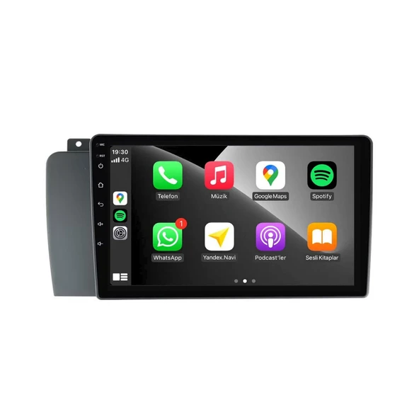 Volvo S60 / XC70 / V70 Araç Multimedya Android Ekran Carplay Double Teyp 4+64 9" 05-10 Black BLUEWAY - Resim 2