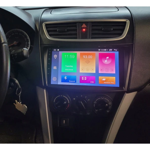 Suzuki Swift Araç Multimedya Android Ekran Carplay Navigasyon Double Teyp 4+64 9" 11-16 Black BLUEWAY - 5
